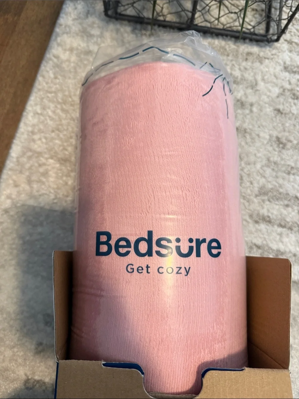 Bedsure Blue Pillow - Plush Support for Restful Sleep